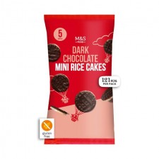 Marks and Spencer Dark Chocolate Mini Rice Cakes 5 x 25g