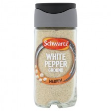 Schwartz Ground White Pepper 34g Jar