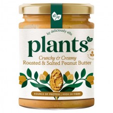 Plants by Deliciously Ella Crunchy Roasted and Salted Peanut Butter 270g