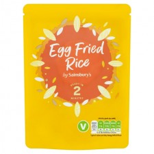 Sainsburys Microwave Egg Fried Rice 250g