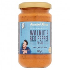 Jamie Oliver Walnut and Red Pepper Pesto 190g