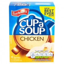 Retail Pack Batchelors Cup A Soup Original Chicken 9 x 4 Sachet Packs