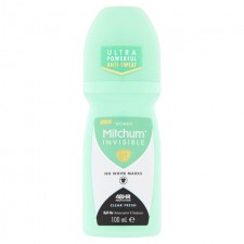 Mitchum Invisible Clear Fresh Roll On 100ml