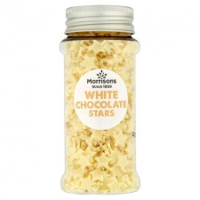 Morrisons White Chocolate Stars Sprinkle 41g