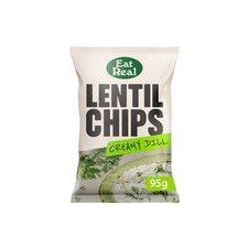 Eat Real Hummus Creamy Dill Chips 95g