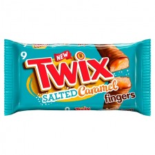 Twix Salted Caramel Fingers 9 Pack