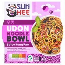 Sun Hee Spicy Kung Pao Udon Noodle Bowl 240g