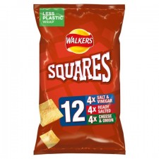 Walkers Squares Variety 12 pack