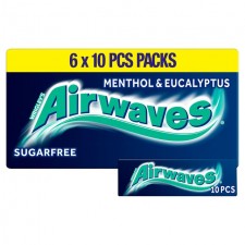 Wrigleys Airwaves Menthol And Eucalyptus 5 Pack