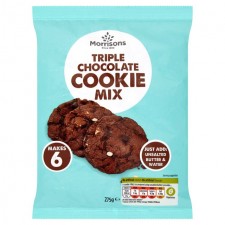 Morrisons Triple Chocolate Cookie Mix 275g