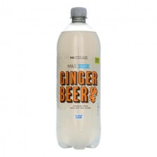 Marks and Spencer No Added Sugar Diet Sparkling Fiery Ginger Beer 1L
