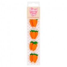Baked With Love Carrot Sugar Decorations 12 Pack