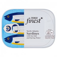 Tesco Finest Sardines In Spring Water 105g