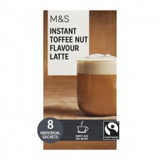 Marks and Spencer Instant Toffee Nut Latte x 8 Sachets