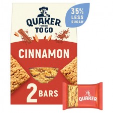 Quaker Porridge To Go Squares Cinnamon 2 x 55g
