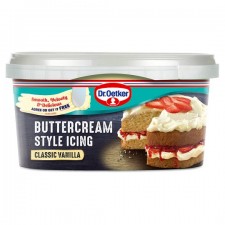Dr Oetker Buttercream Style Icing Classic Vanilla 400G