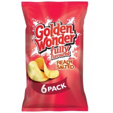 Golden Wonder Ready Salted Crisps 6 Pack