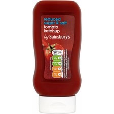 Sainsburys Tomato Ketchup Reduced Salt 445g