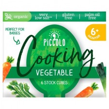 Piccolo Organic Stock Cubes Vegetable 6 x 8g