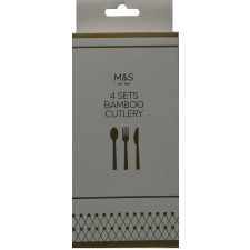 Marks and Spencer Bamboo Cutlery 4 sets