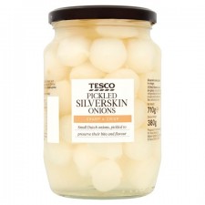 Tesco Pickled Silverskin Onions 710g