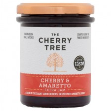 The Cherry Tree Cherry With Amaretto Extra Jam 225g