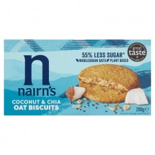 Nairns Coconut and Chia Oat Biscuits 200g
