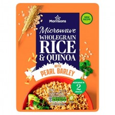 Morrisons Microwave Pearl Wheat Quinoa and Wholegrain Rice 220g