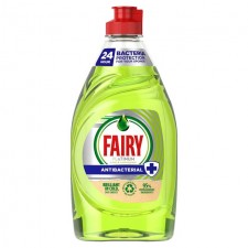 Fairy Washing Up Liquid Antibacterial Lime and Lemongrass 383ml