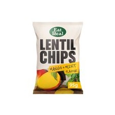 Eat Real Lentil Mango and Mint Flavoured Chips 95g