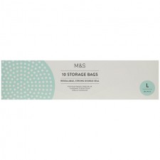 Marks and Spencer Large Resealable Storage Bags 10 per pack