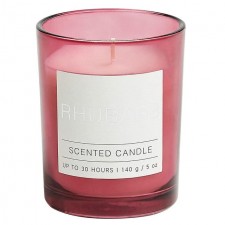Marks and Spencer Rhubarb Filled Candle Dark Pink