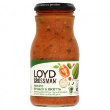 Loyd Grossman Tomato Spinach and Ricotta Sauce 350g