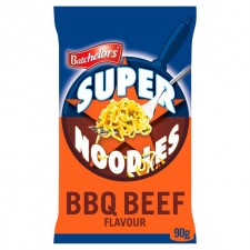 Retail Pack Batchelors Super Noodles Barbecue Beef Flavour 8x100g