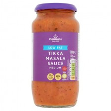 Morrisons Low Fat Tikka Masala Sauce 500g
