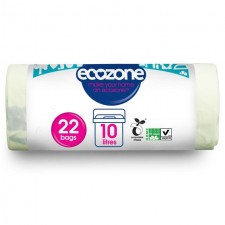 Ecozone Compostable Caddy Liners 10L 22 Pack