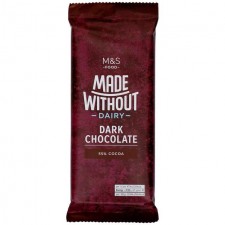 Marks and Spencer Made Without 55% Cocoa Dark Chocolate 85g