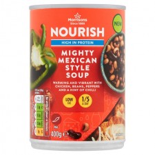 Morrisons Nourish Mexican Chicken and Bean Soup 400g