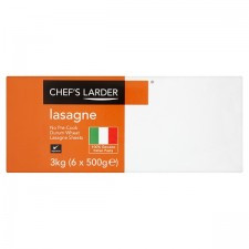Chefs Larder Lasagne 3kg 6x500g