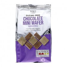 Marks and Spencer Sugar Free Chocolate Mini Wafer Squares 125g