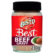 Bisto Best Beef Gravy Granules 230g glass jar