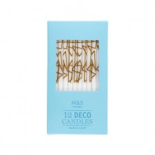 Marks and Spencer Deco Birthday Candles 12 per pack