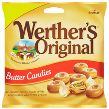 Retail Pack Werthers Original Traditional Butter Candies 12 x 110g