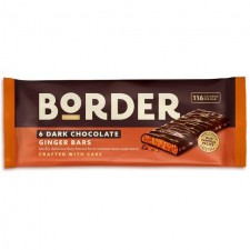 Border Dark Chocolate Ginger Chocolate Bars 6 Pack 144g