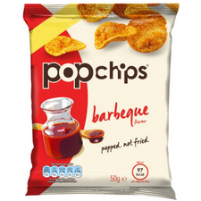 Retail Pack Popchips Barbecue Popped Potato Chips 16 x 50g