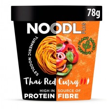 Noodl PlusTurmeric with Thai Red Curry Pot 78g
