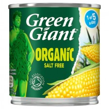 Green Giant Organic Sweet Sweetcorn Salt Free 150g