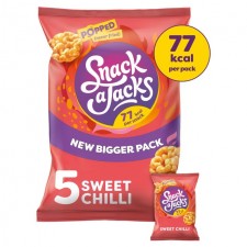 Snack a Jacks Sweet Chilli Multipack Rice Cakes 5 x 19g