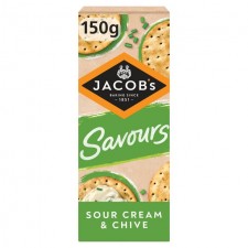 Jacobs Sour Cream and Chive Savours 150g
