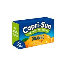 Capri Sun No Added Sugar Orange 8 X 200ml